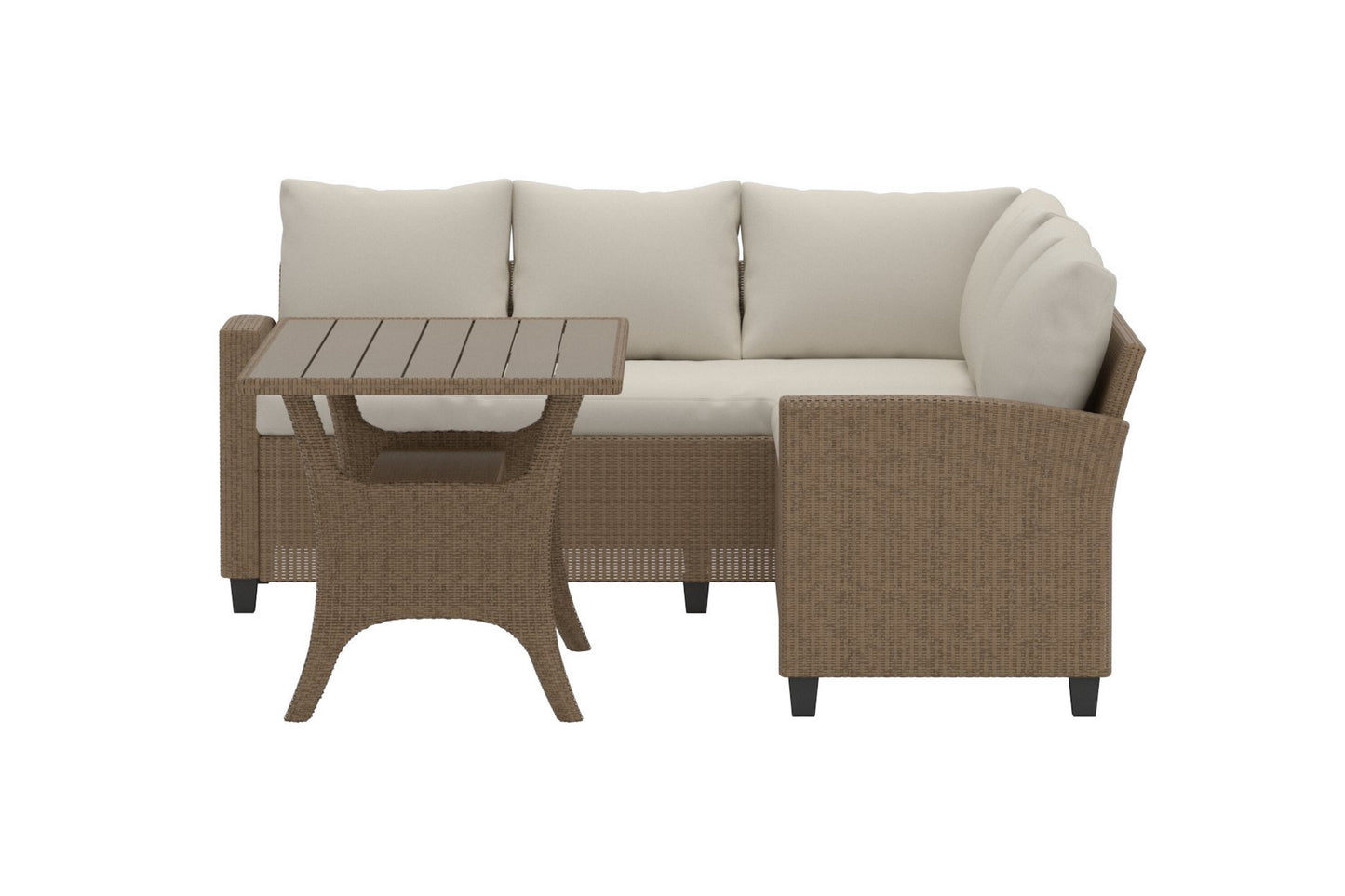 Brentwood Hörnsoffgrupp – Soffa: 180x240, Bord: 67 x 145 x 74cm