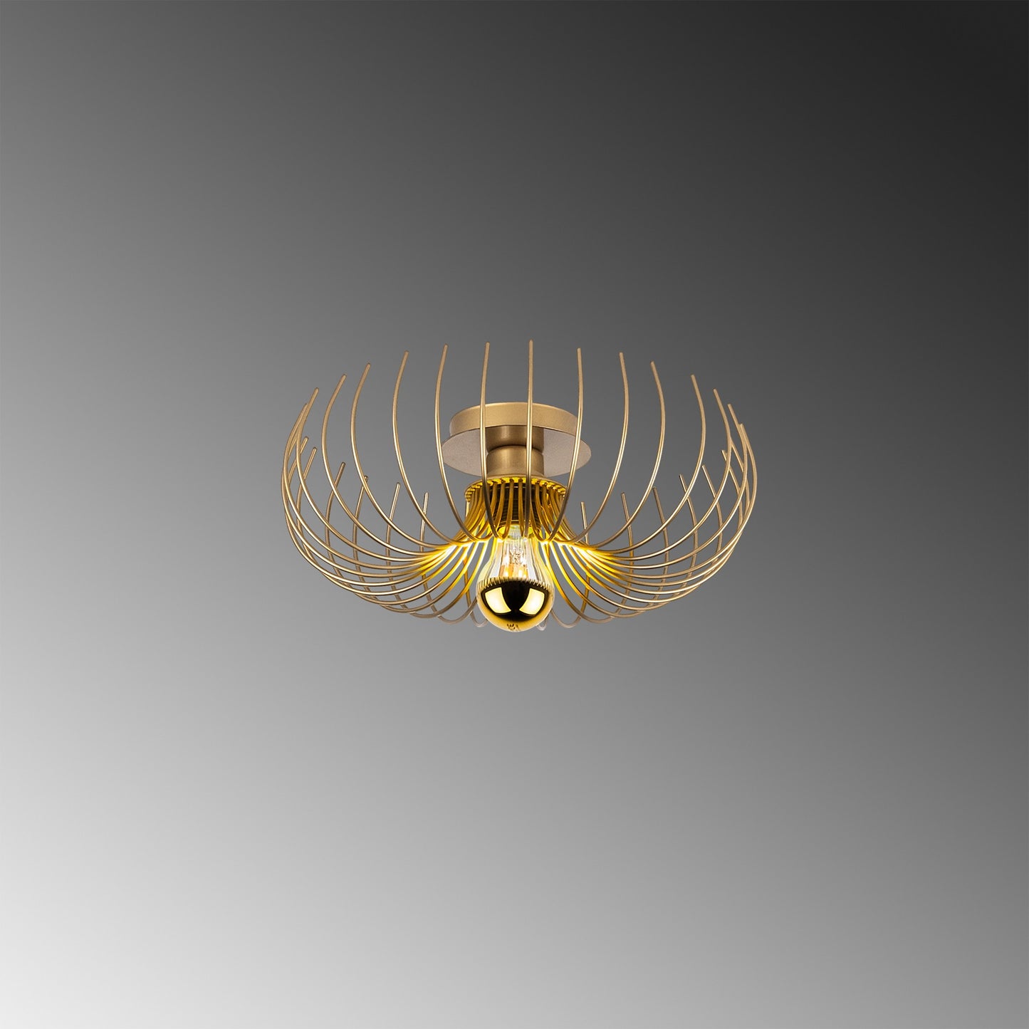 Karsortel taklampa 36 x 36 x 12 cm