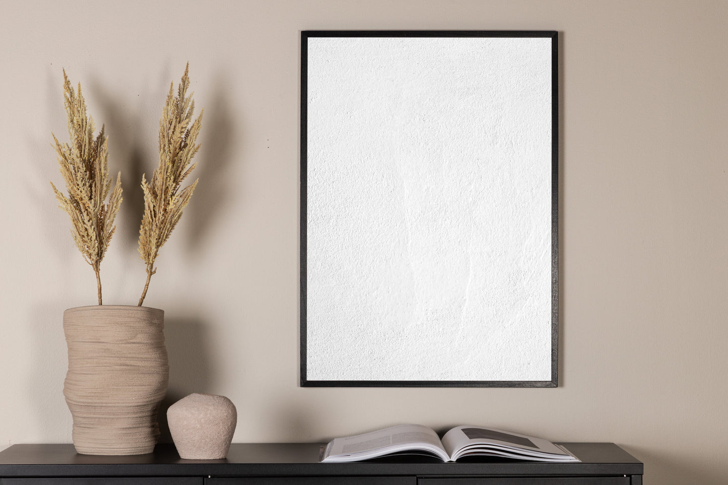White Reveted Poster Väggdekoration