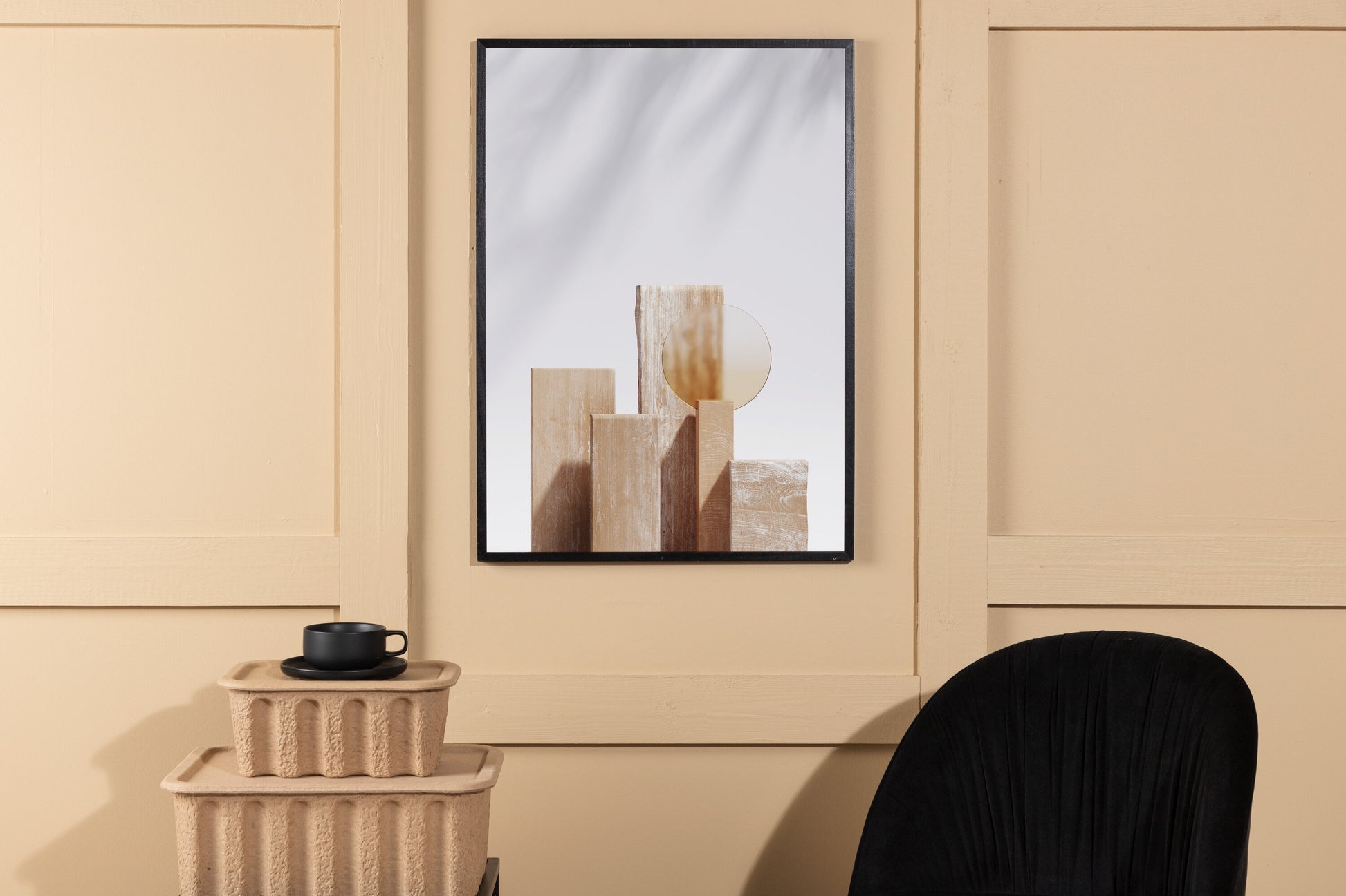 Wooden Blocks Poster Väggdekoration