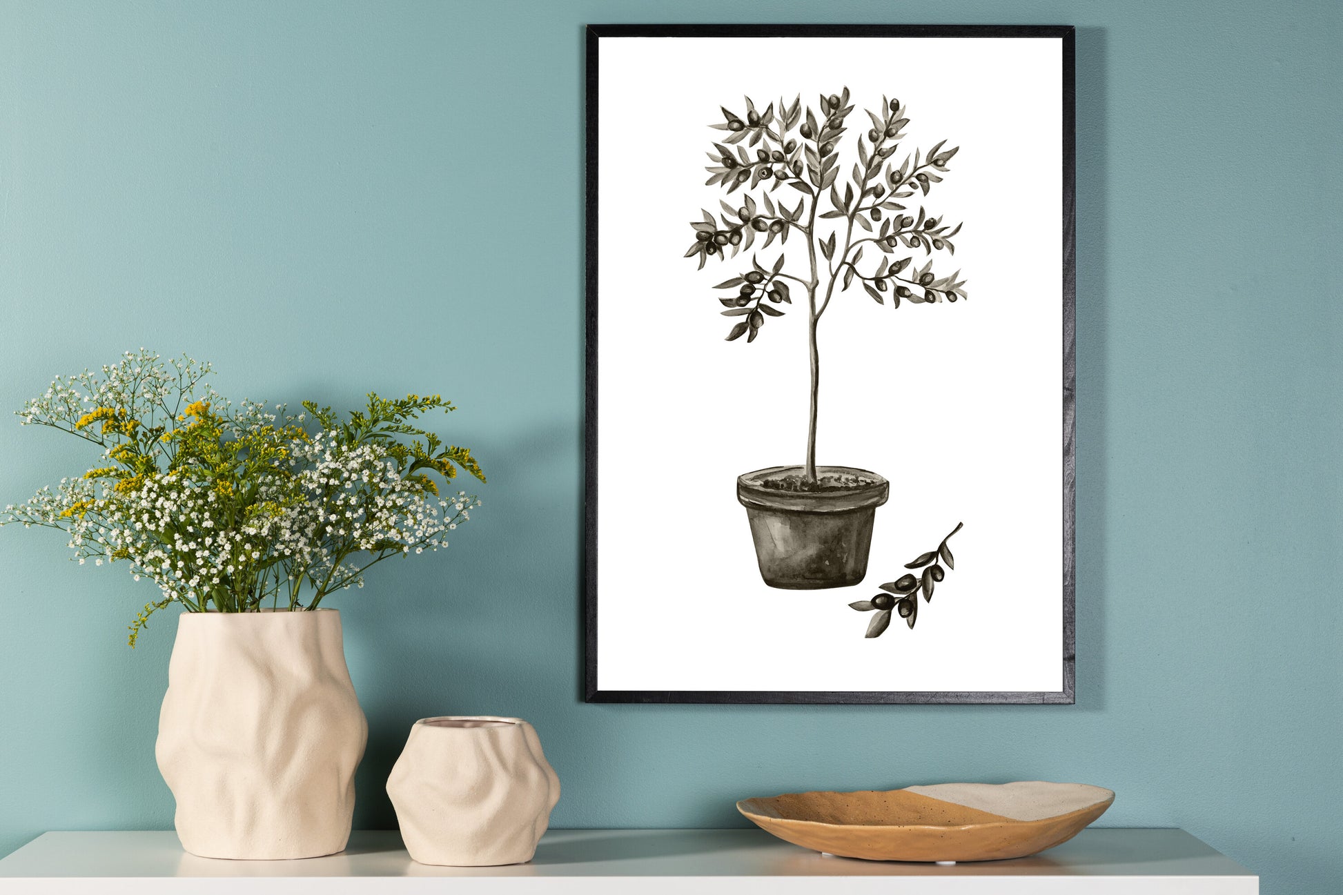 Olive Poster Väggdekoration