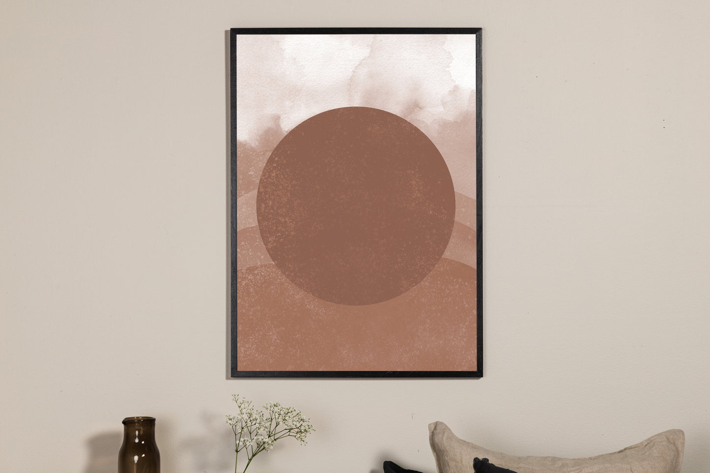 Soft shades Poster Väggdekoration