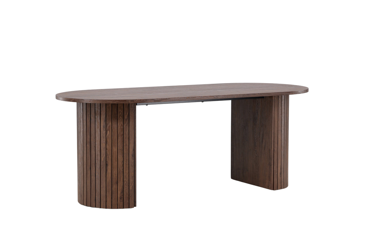 Härön Ovala Matbord 200 x 90 Mocka