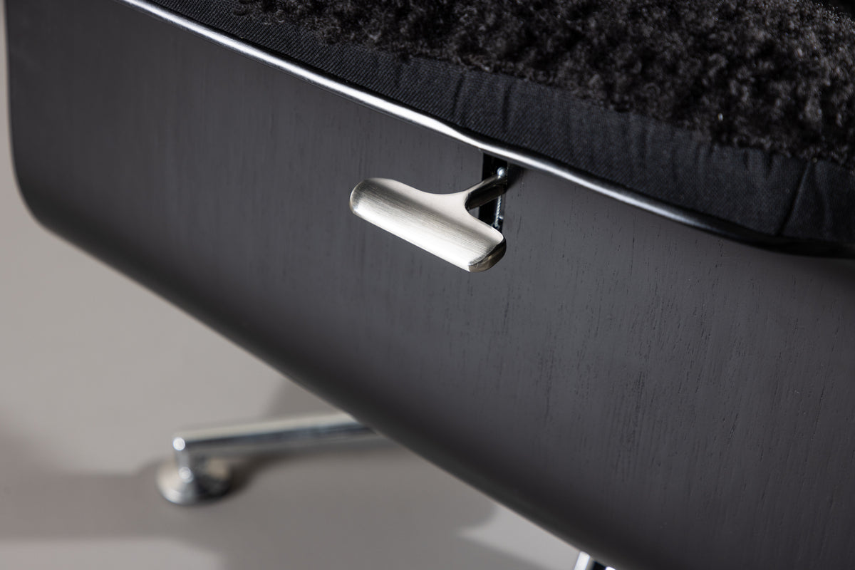 Hagön Lounge Chair - Dark Grey/Black