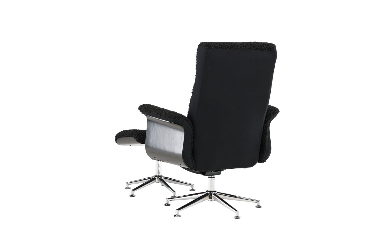 Hagön Lounge Chair - Dark Grey/Black