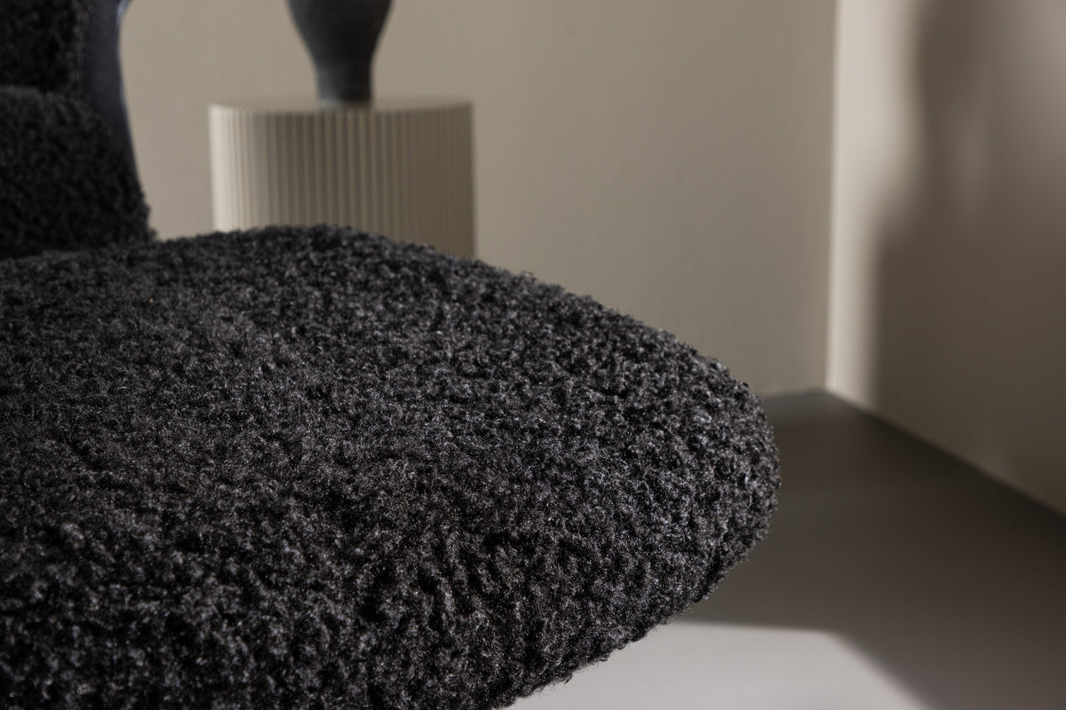 Hagön Lounge Chair - Dark Grey/Black