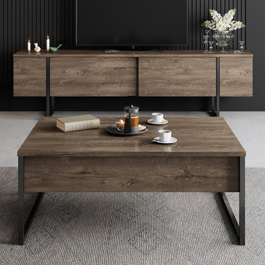 Luxe - Valnötssvart Soffbord