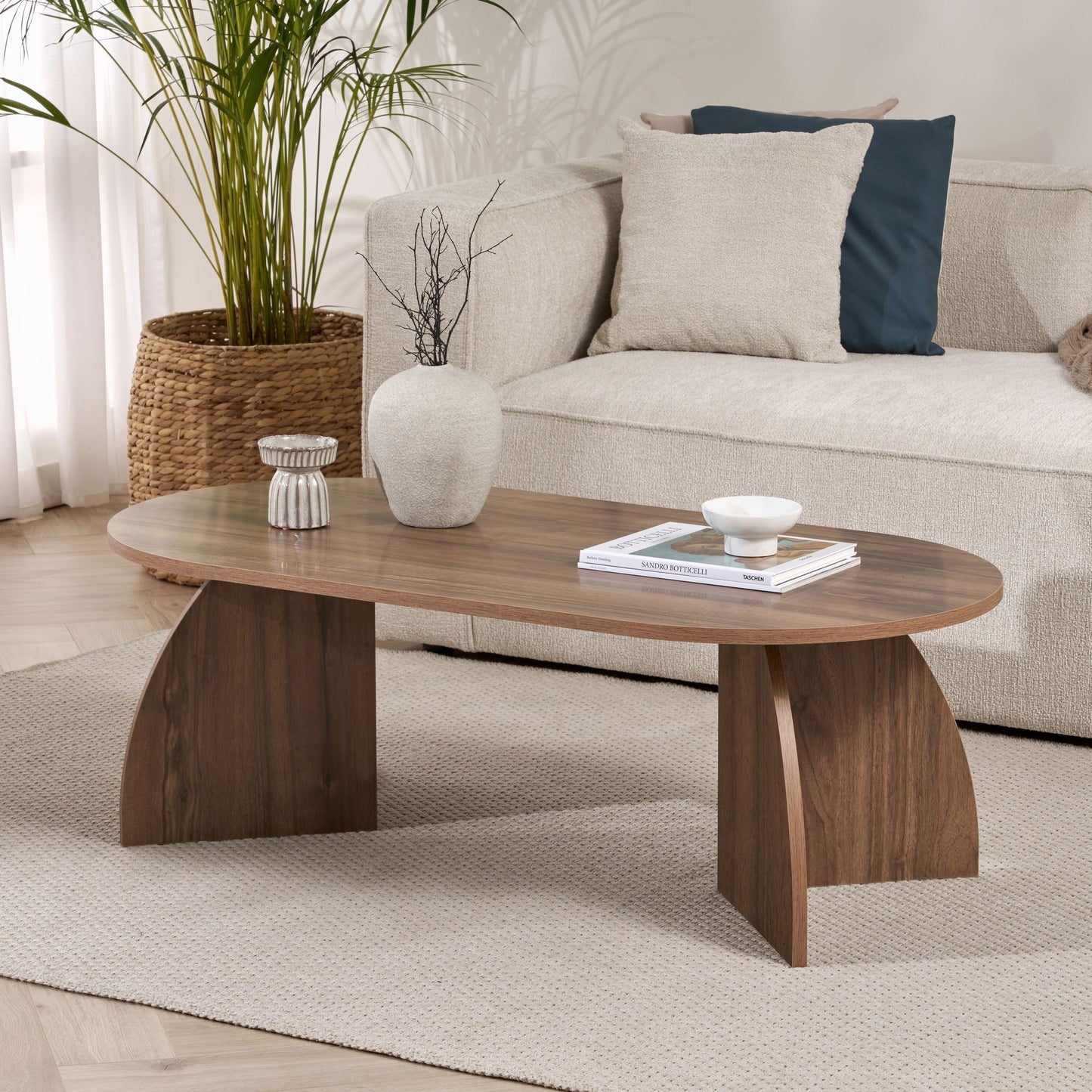 Melina Soffbord 120x60 cm - Venezia Walnut