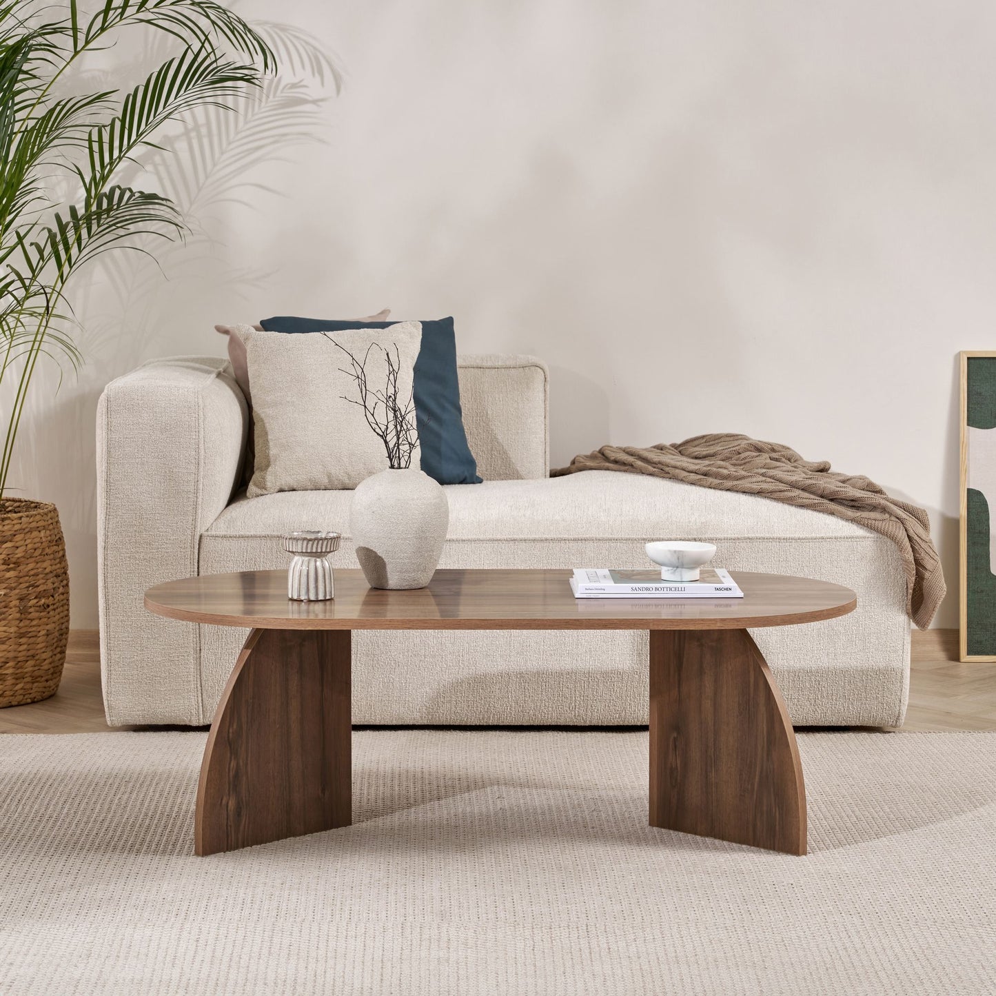 Melina Soffbord 120x60 cm - Venezia Walnut
