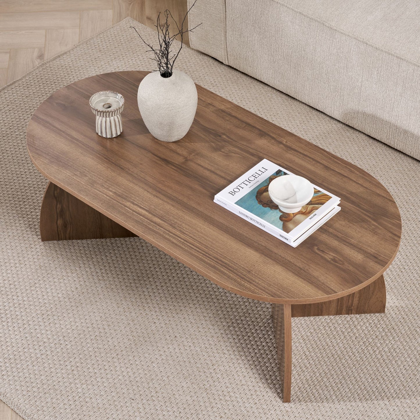 Melina Soffbord 120x60 cm - Venezia Walnut