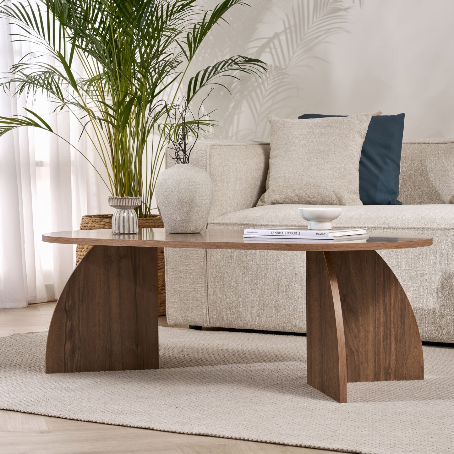Melina Soffbord 120x60 cm - Venezia Walnut