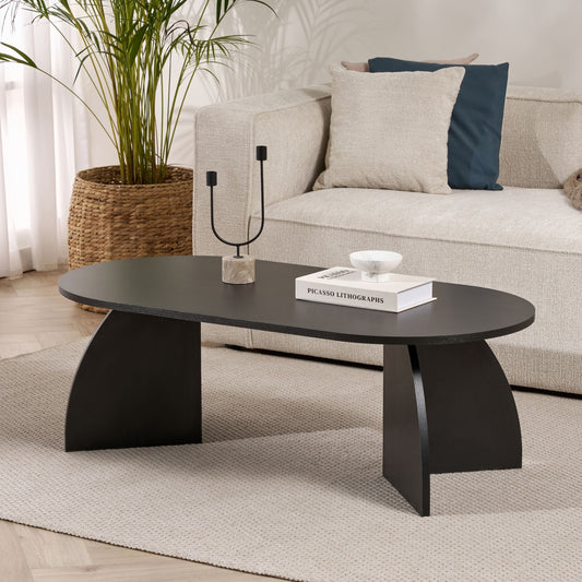 Melina Soffbord 120x60 cm - Wood Black