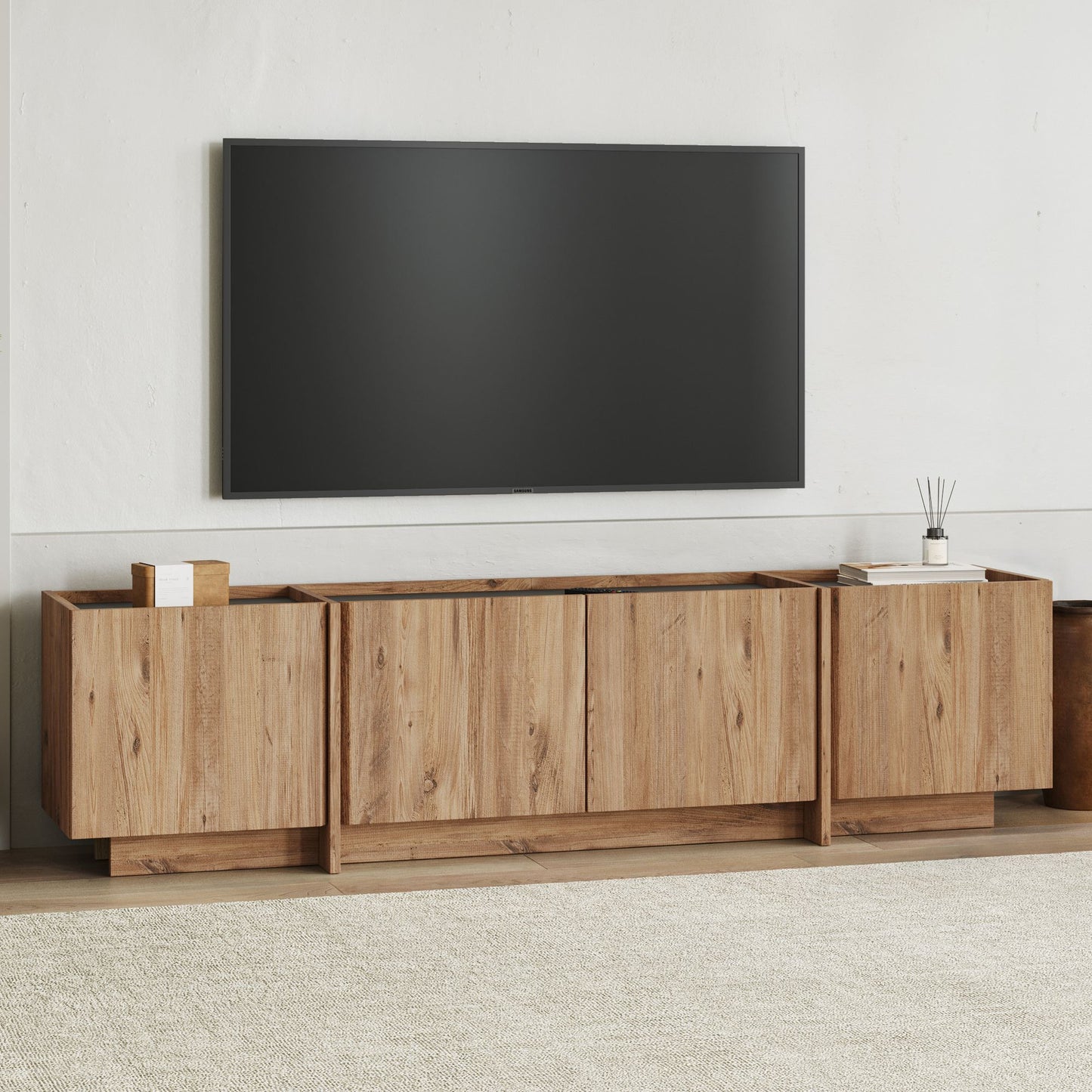 Lowen Tv-bänk - Atlantic Pine, Anthracite