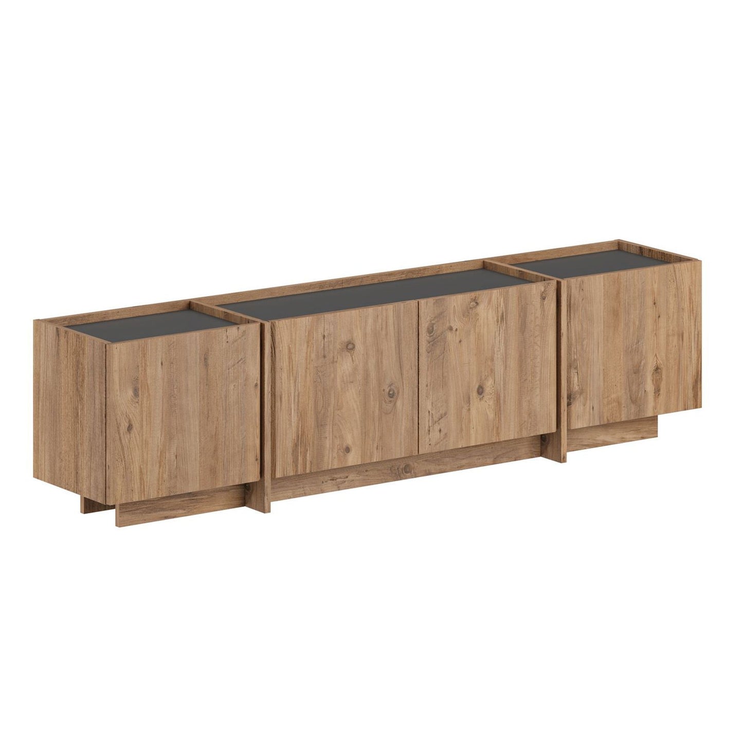 Lowen Tv-bänk - Atlantic Pine, Anthracite