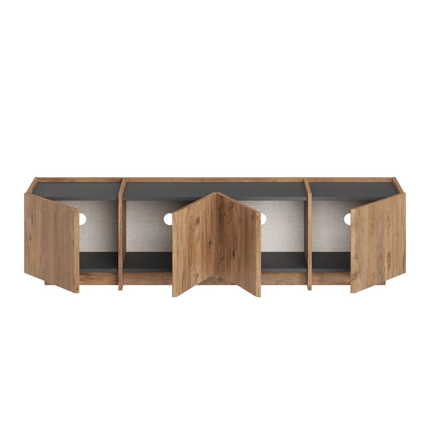 Lowen Tv-bänk - Atlantic Pine, Anthracite