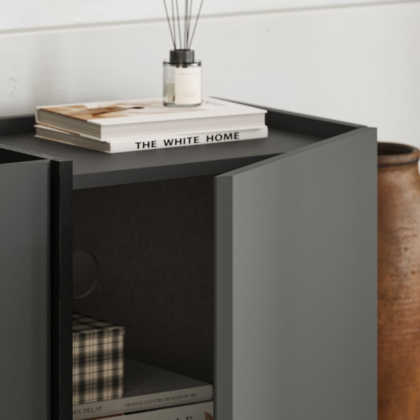 Lowen Tv-bänk - Anthracite, Black
