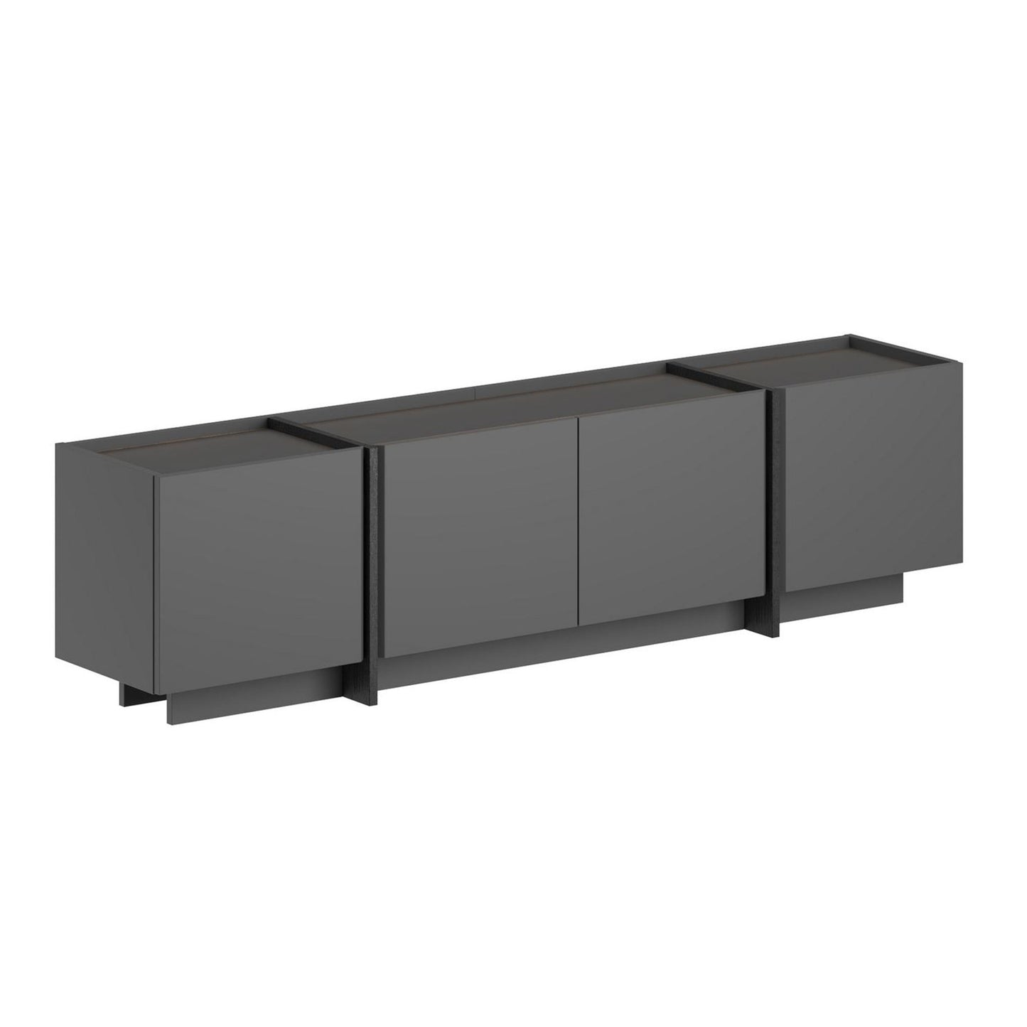 Lowen Tv-bänk - Anthracite, Black