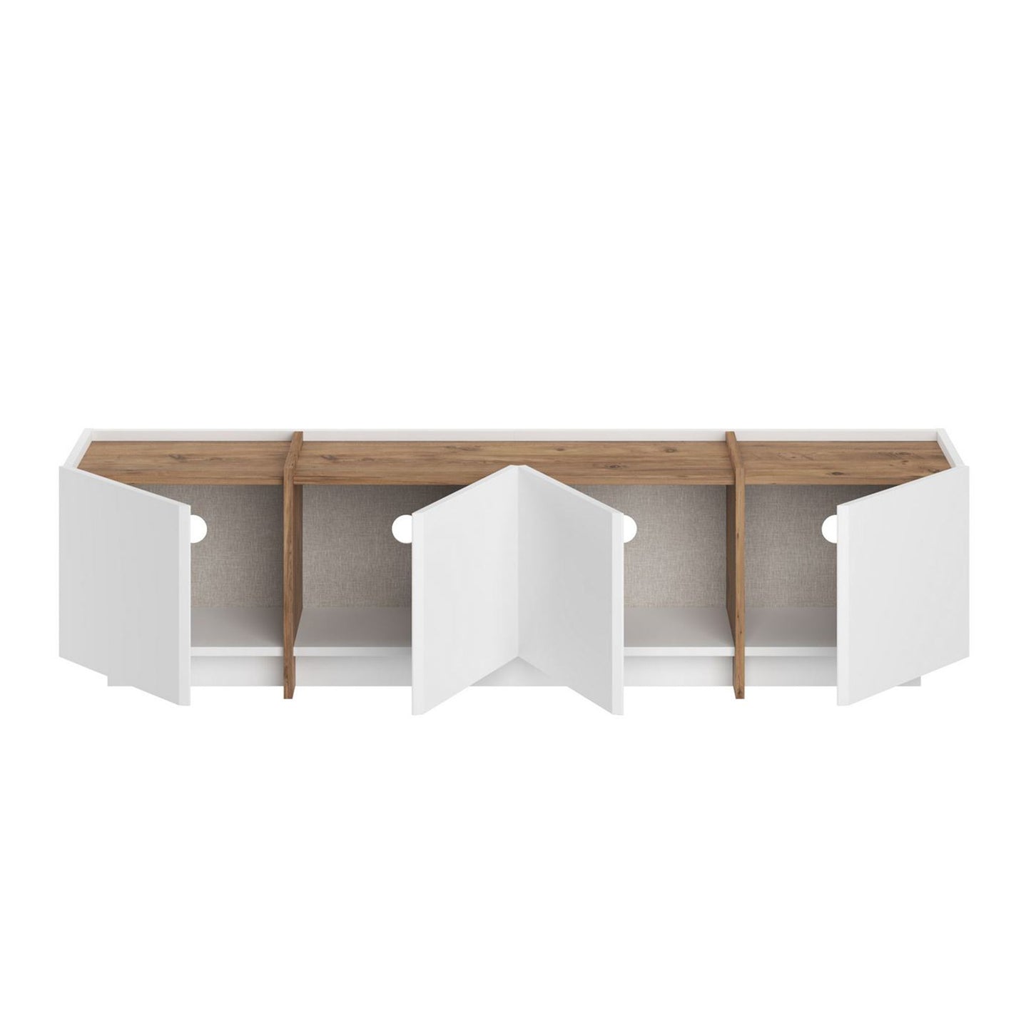 Lowen Tv-bänk - White, Atlantic Pine