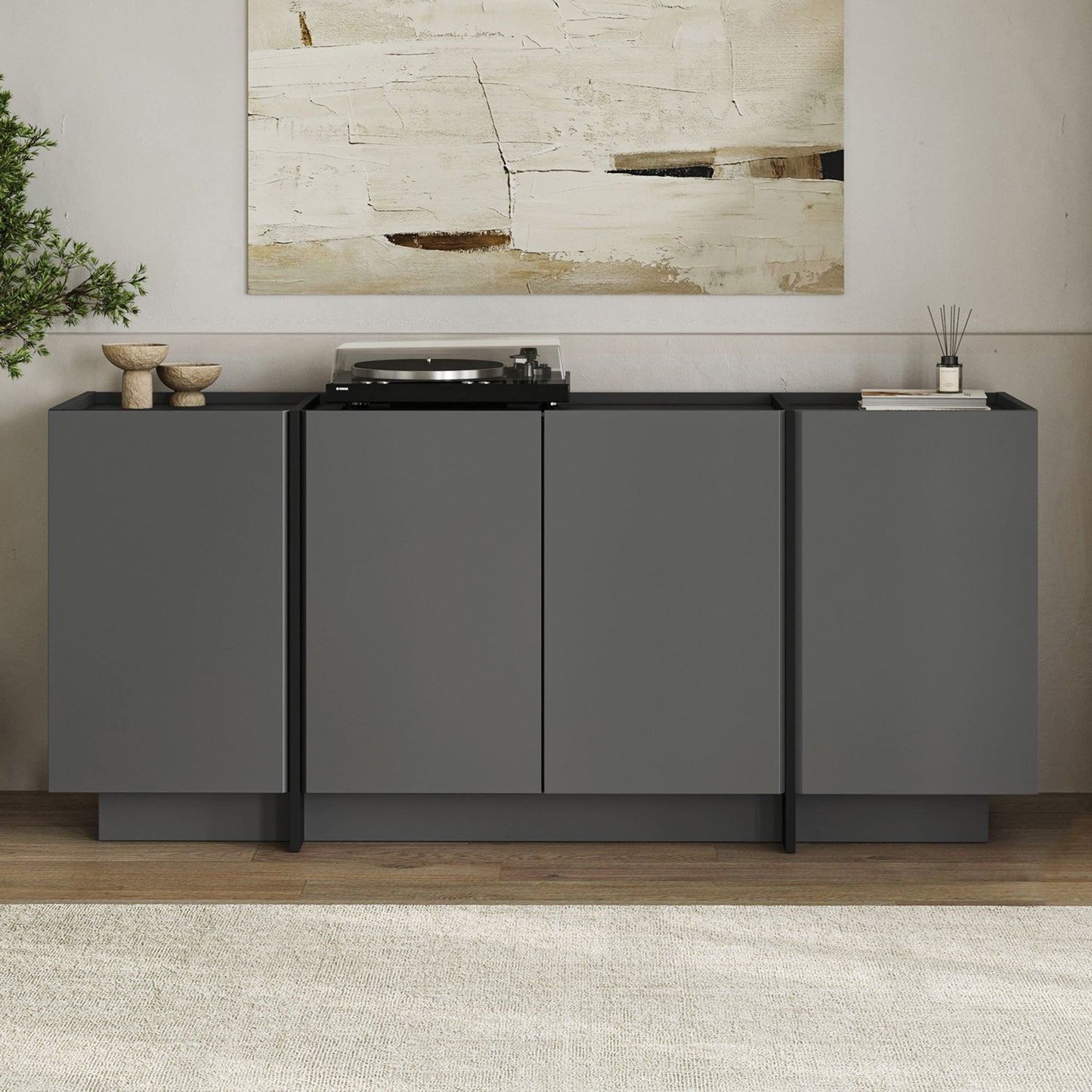 Dorma Skänk - Anthracite, Black