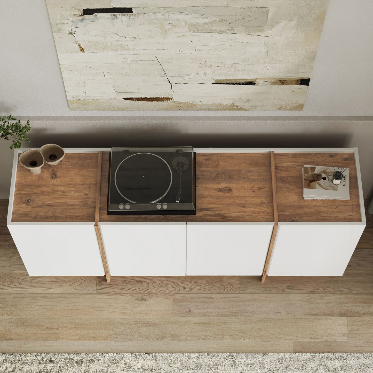 Dorma Skänk - White, Atlantic Pine