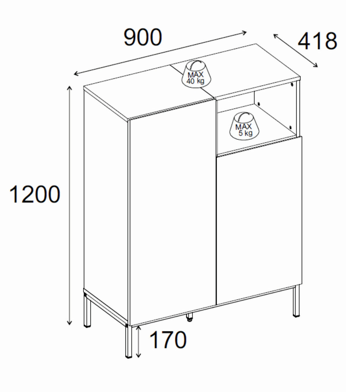 Cailin Sideboard