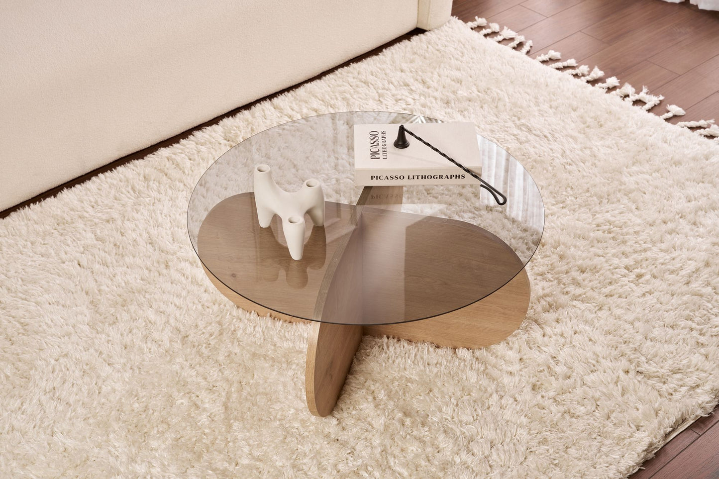 Aeris Soffbord 75 cm - Sapphire Oak, Fume