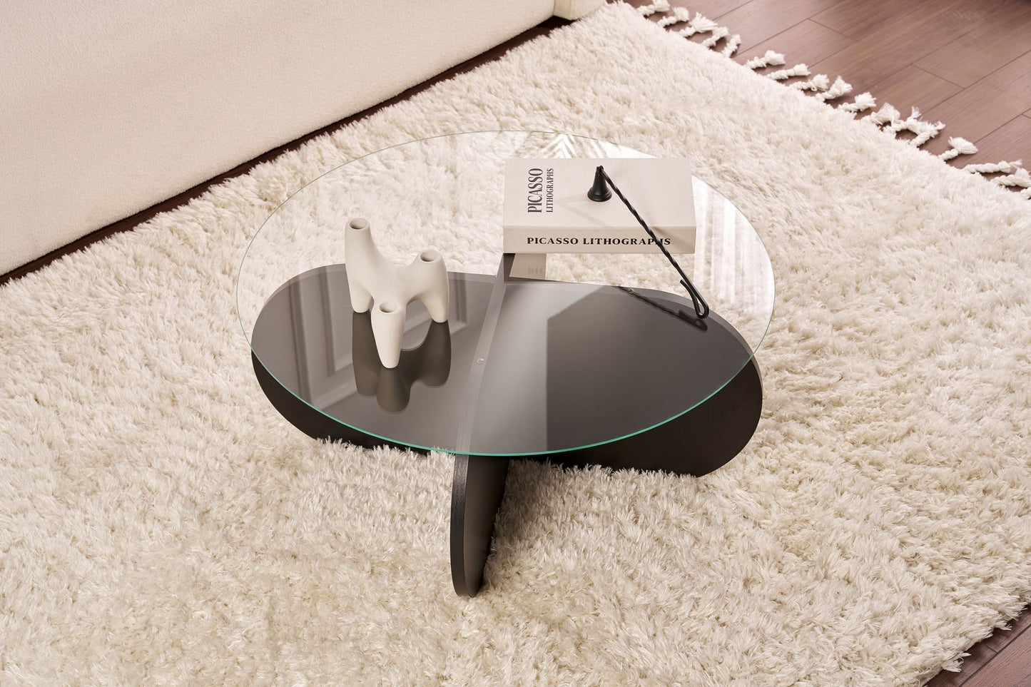 Aeris Soffbord 75 cm - Wood Black, Fume