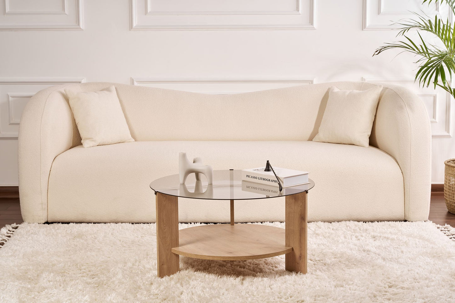 Clara Soffbord 75 cm - Sapphire Oak, Fume