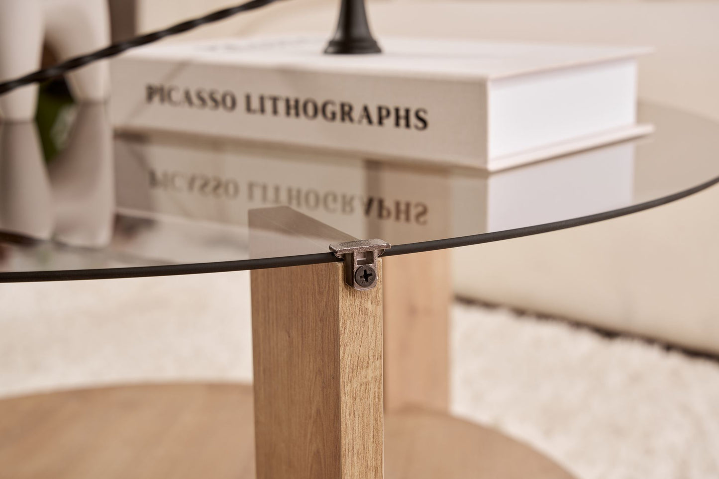 Clara Soffbord 75 cm - Sapphire Oak, Fume