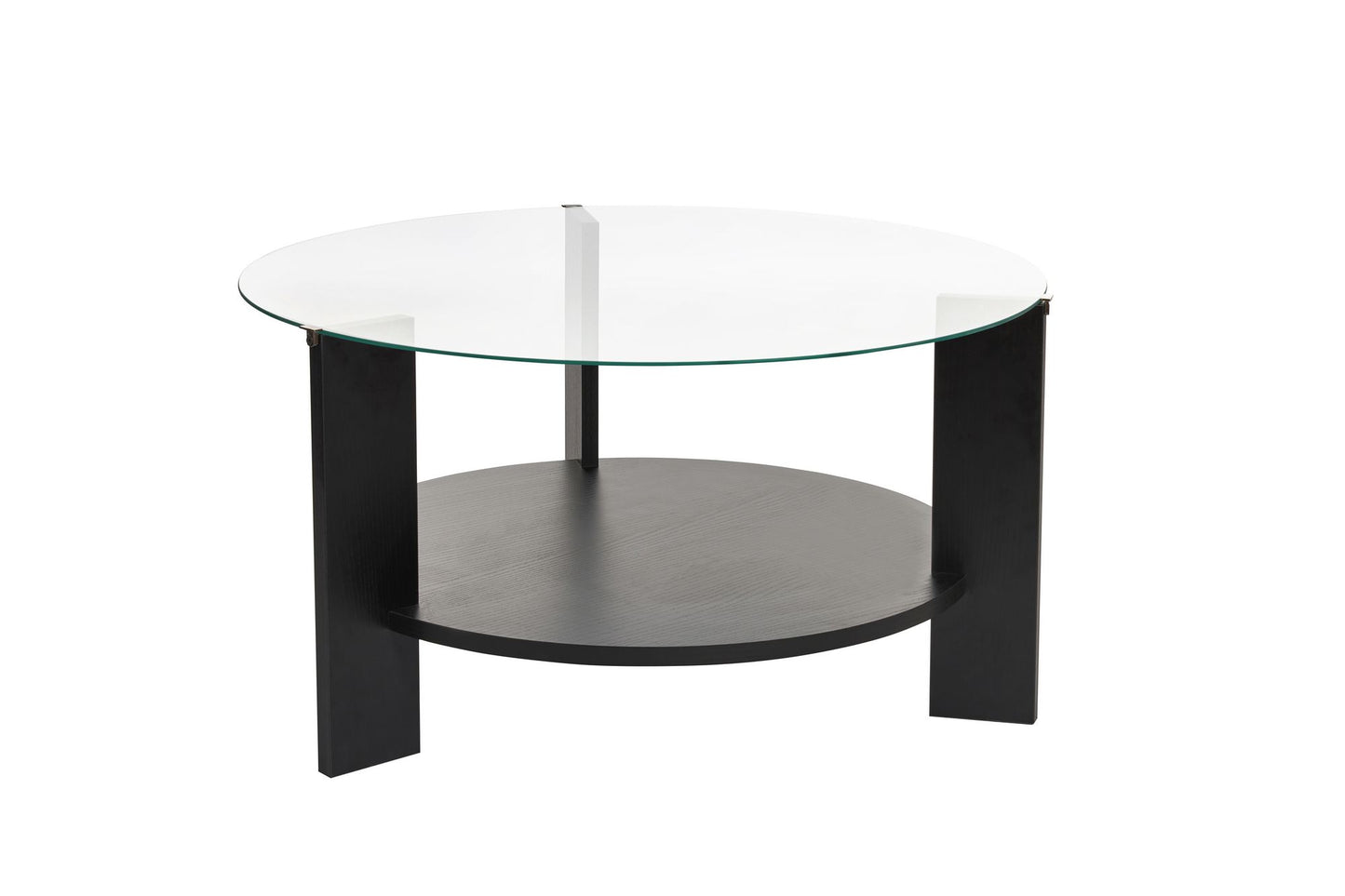 Clara Soffbord 75 cm - Wood Black, Transparent