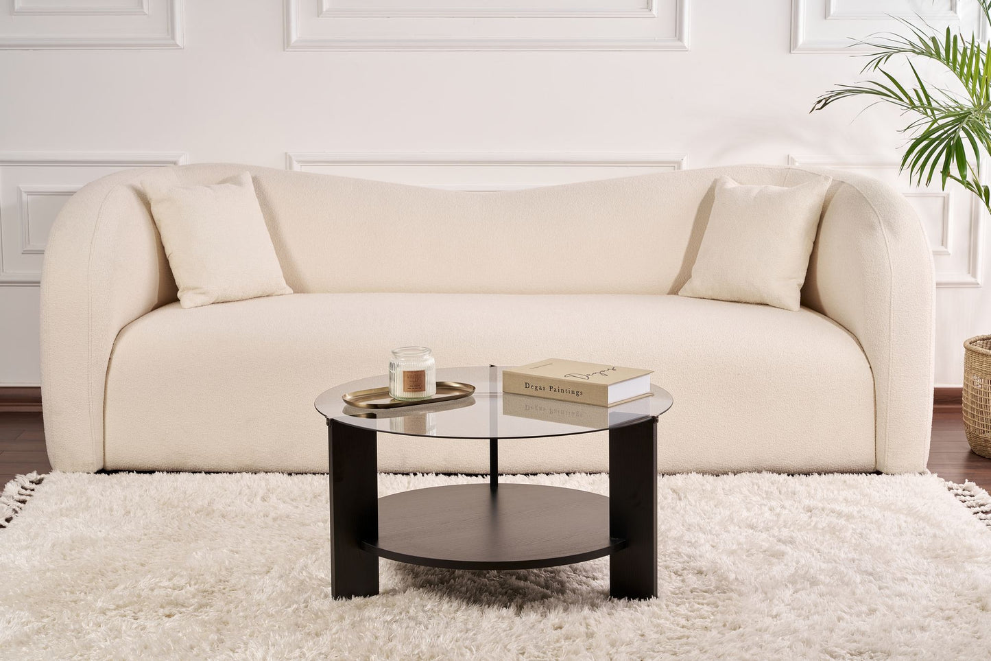 Clara Soffbord 75 cm - Wood Black, Fume