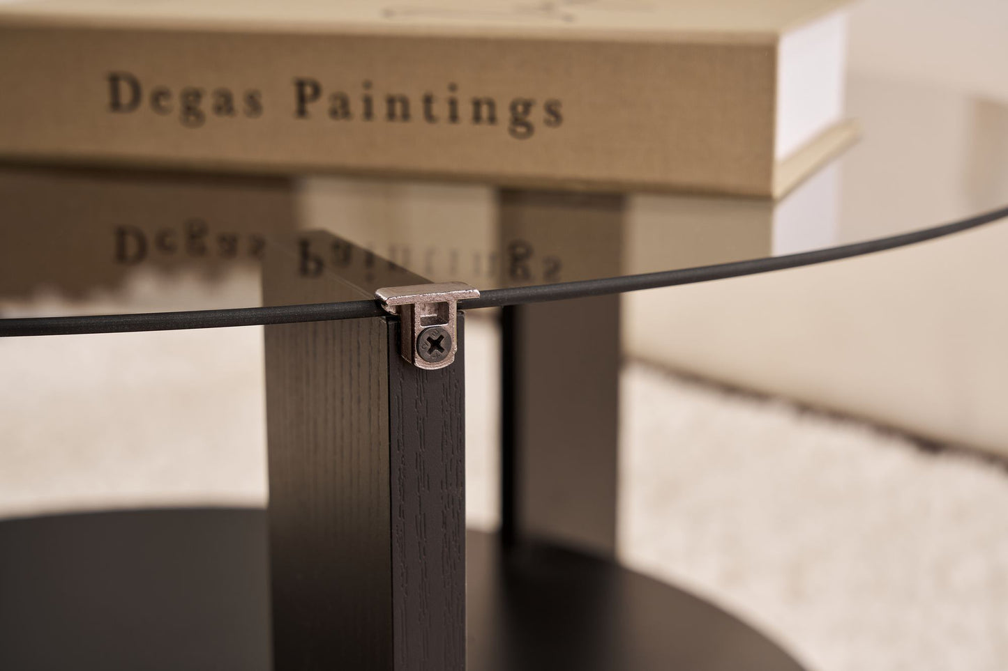 Clara Soffbord 75 cm - Wood Black, Fume
