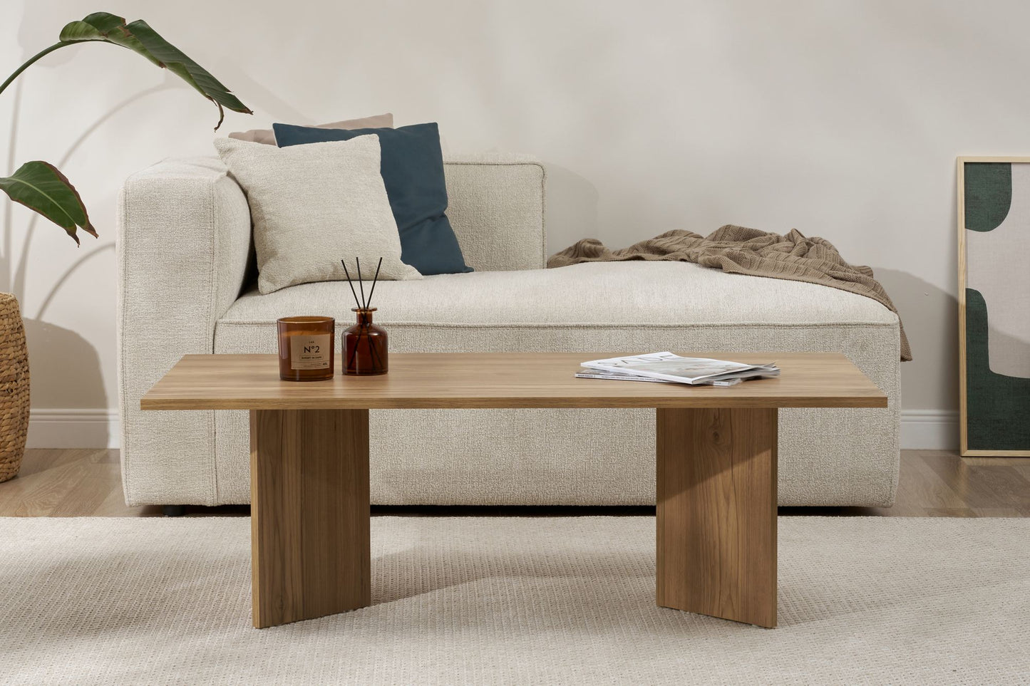 Sabin Soffbord 119x60 cm - VNT Oak