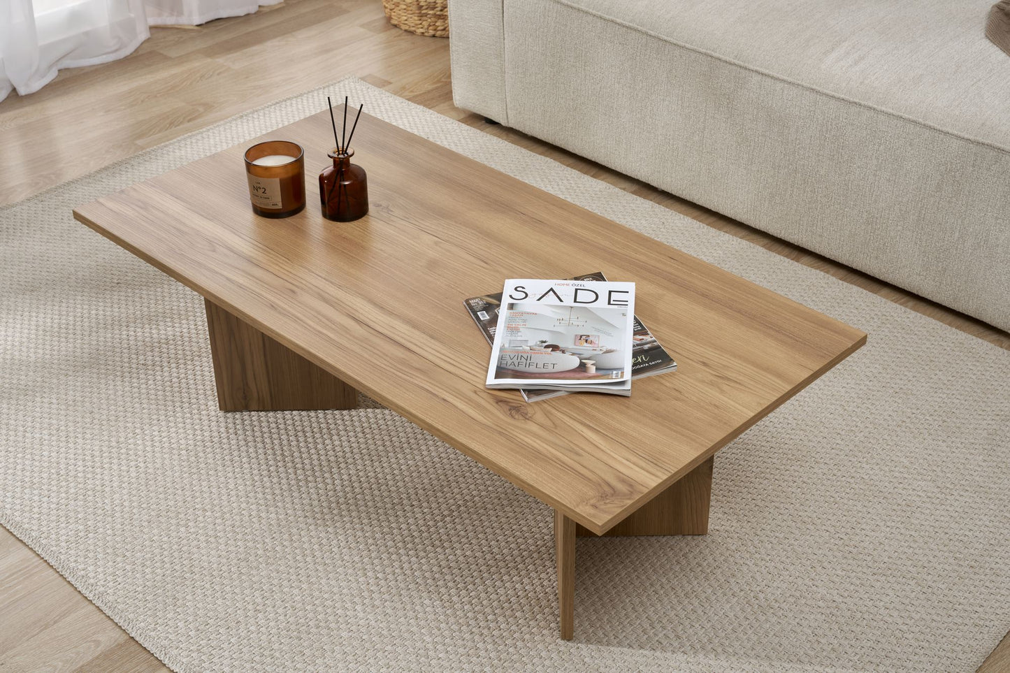 Sabin Soffbord 119x60 cm - VNT Oak