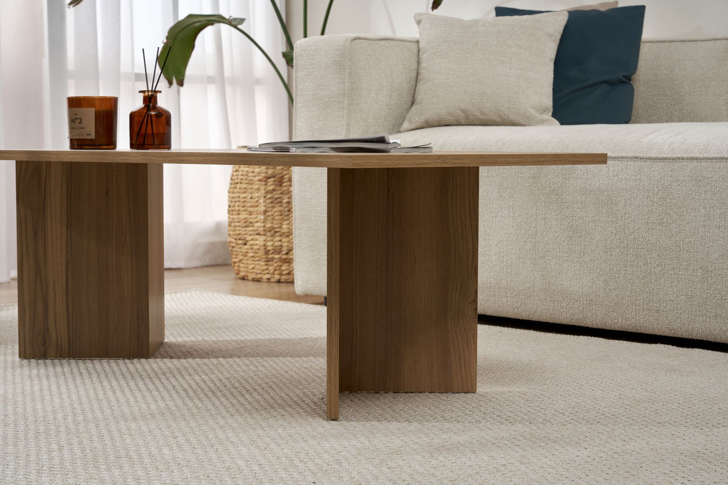 Sabin Soffbord 119x60 cm - VNT Oak
