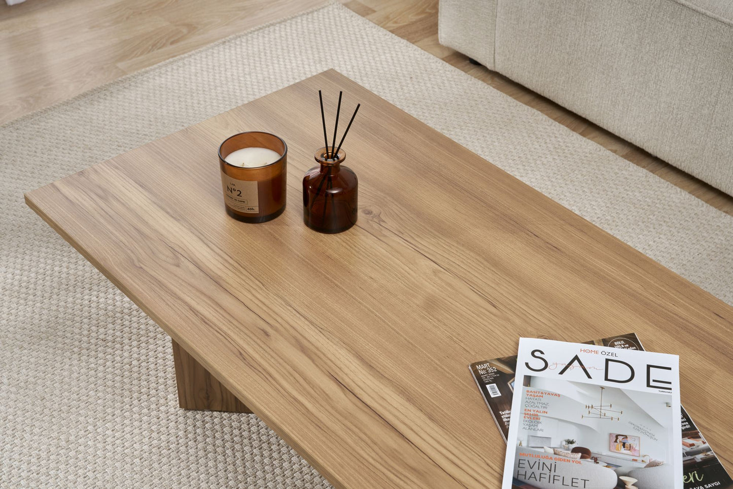 Sabin Soffbord 119x60 cm - VNT Oak
