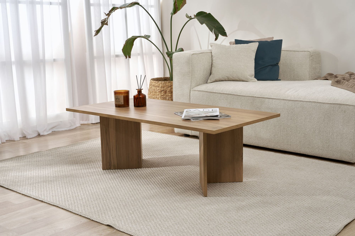 Sabin Soffbord 119x60 cm - VNT Oak