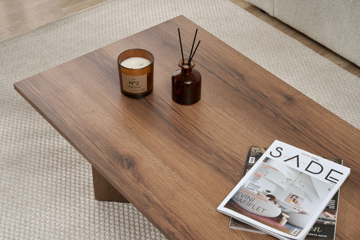 Sabin Soffbord 119x60 cm - VNT Walnut