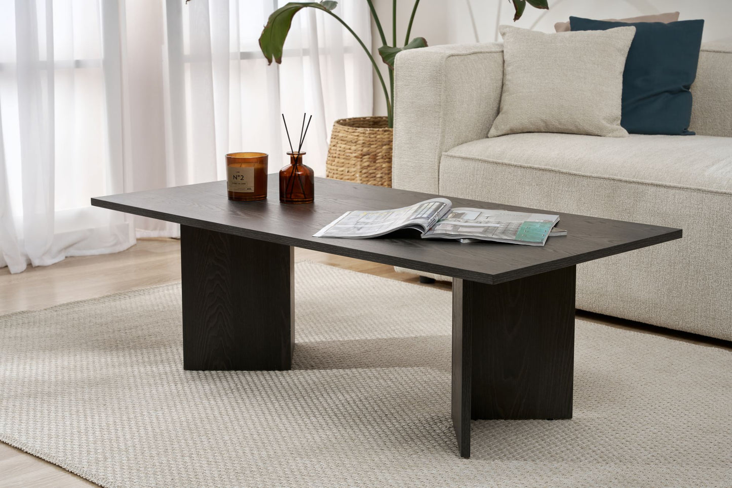 Sabin Soffbord 119x60 cm - Lumiere Black