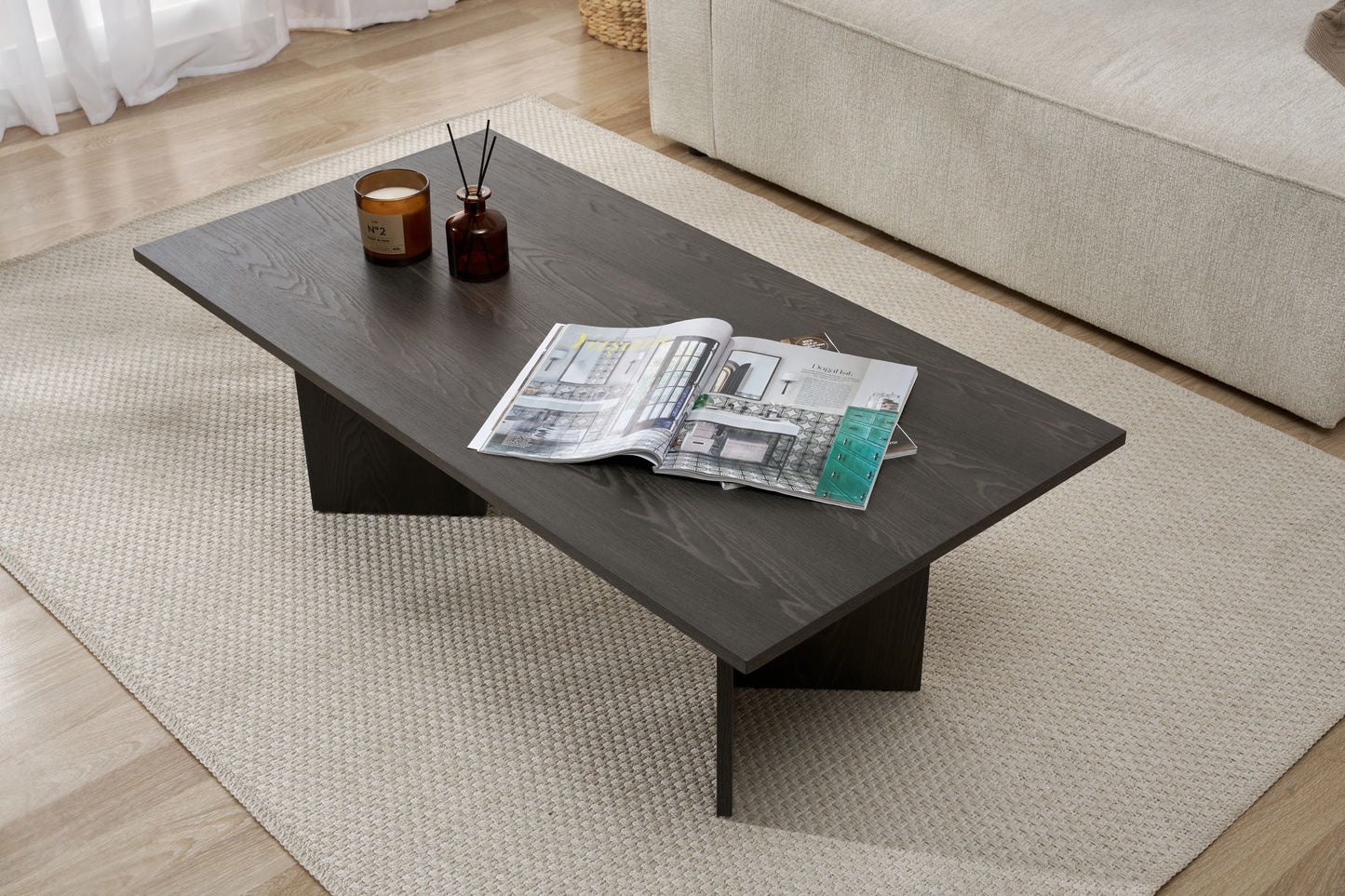Sabin Soffbord 119x60 cm - Lumiere Black