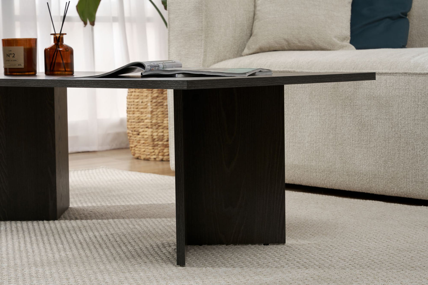 Sabin Soffbord 119x60 cm - Lumiere Black