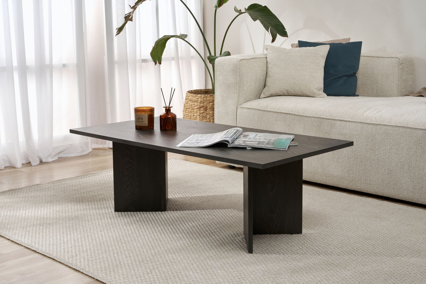 Sabin Soffbord 119x60 cm - Lumiere Black