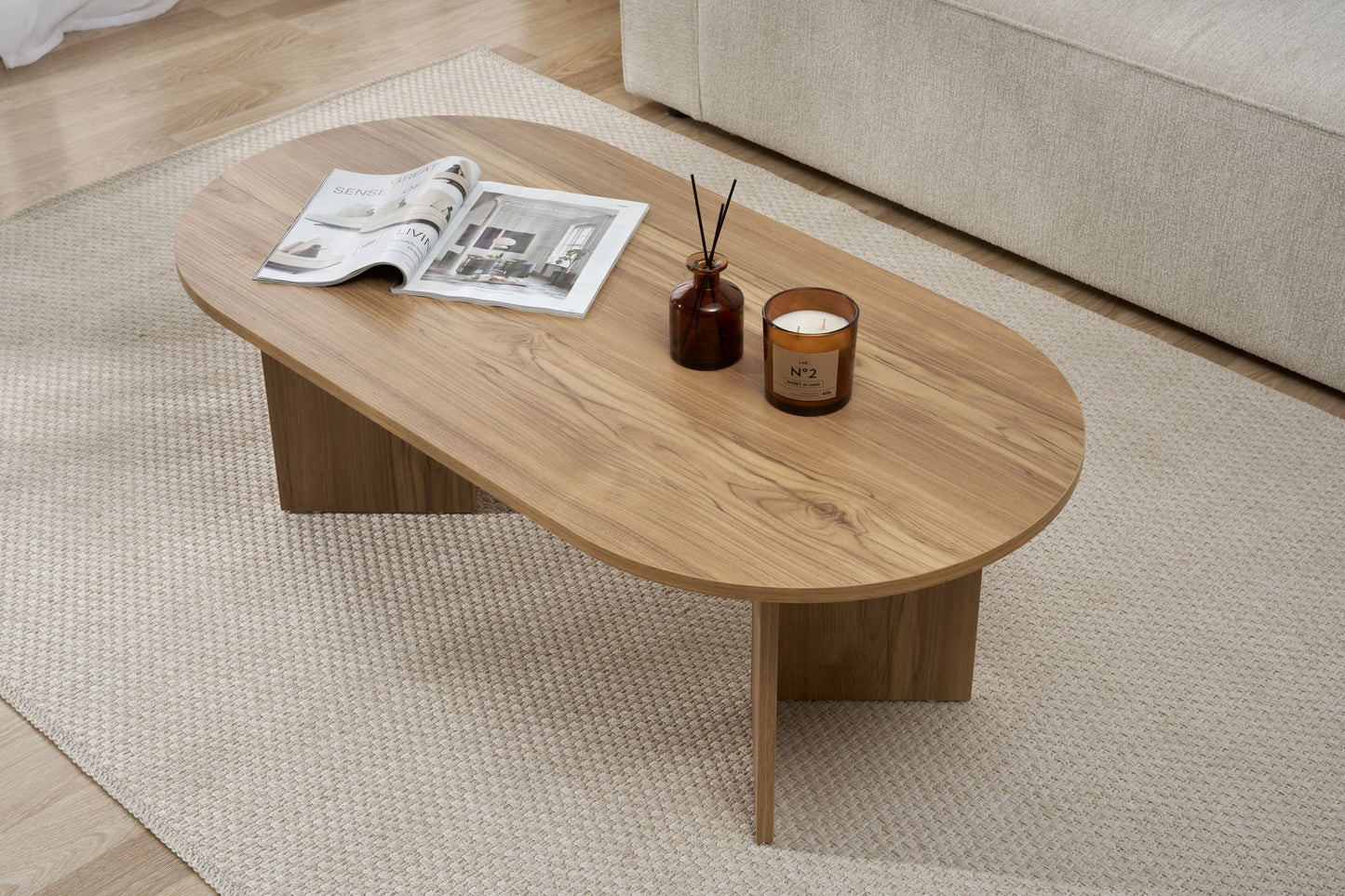 Sable Soffbord 119x60 cm - VNT Oak