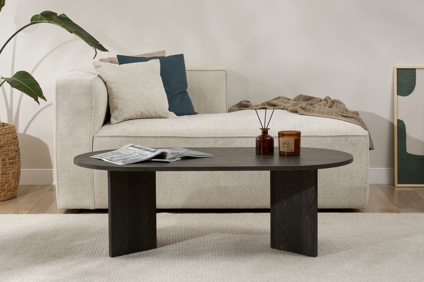 Sable Soffbord 119x60 cm - Lumiere Black