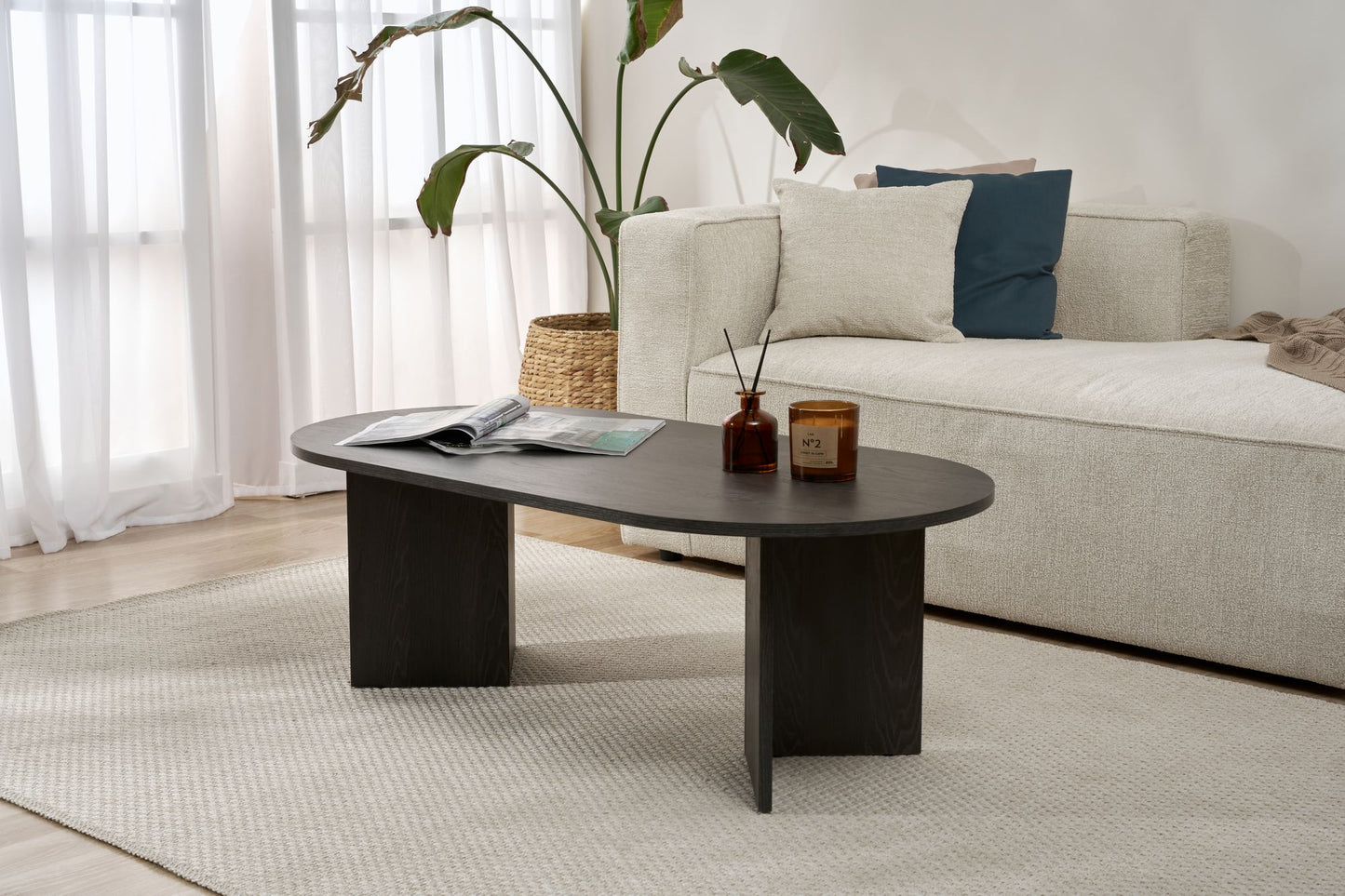 Sable Soffbord 119x60 cm - Lumiere Black