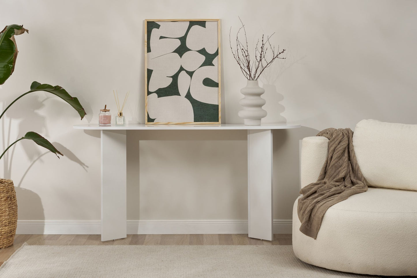 Sira Konsolbord - White