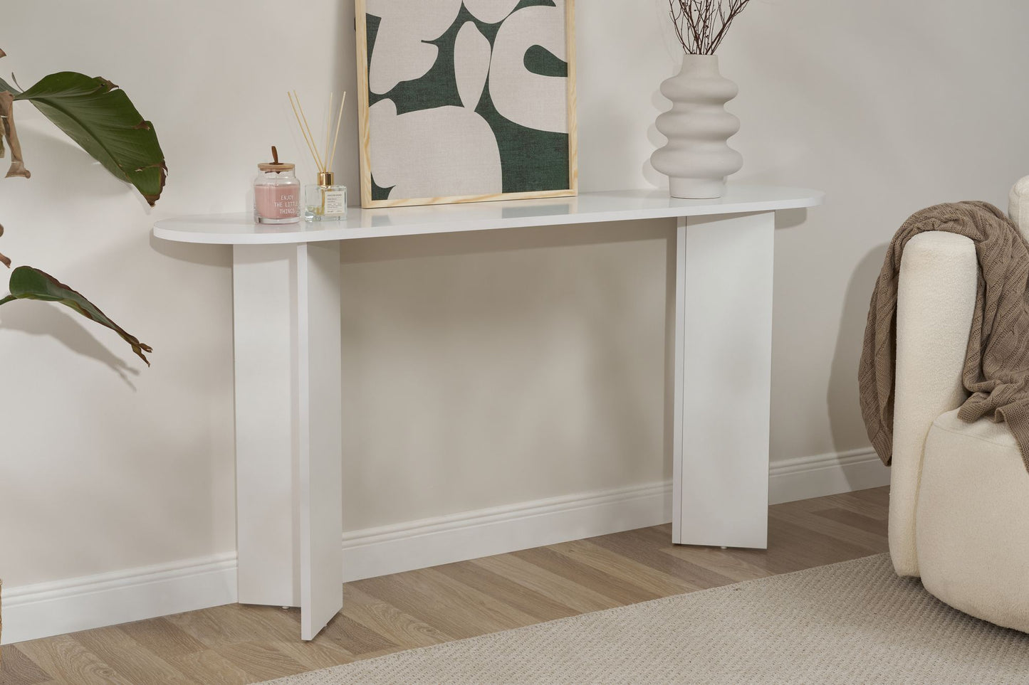 Sira Konsolbord - White