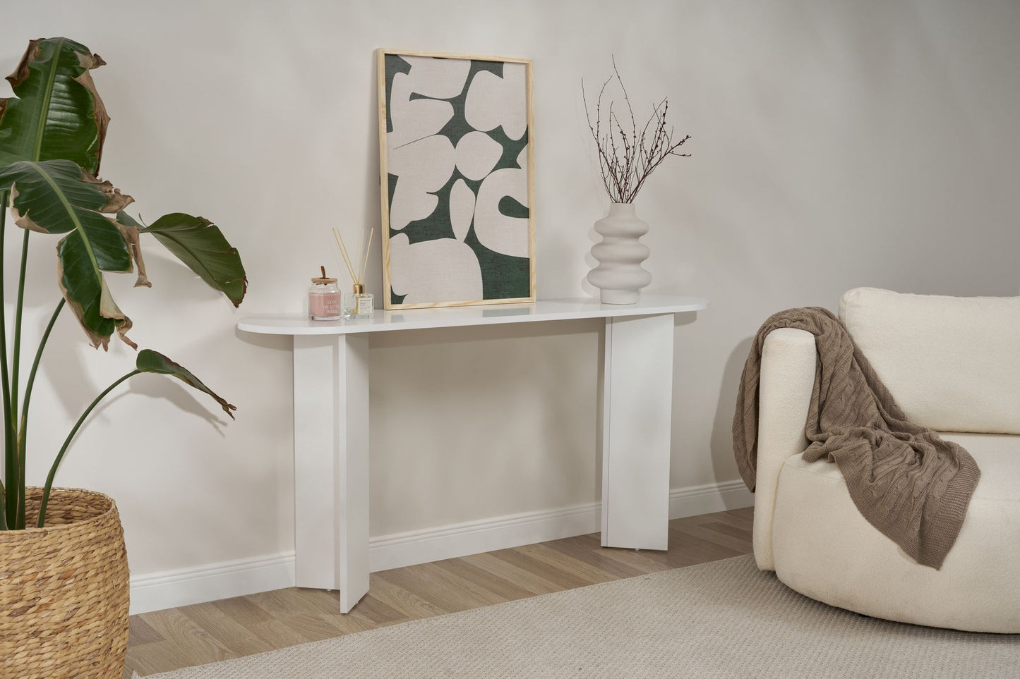 Sira Konsolbord - White
