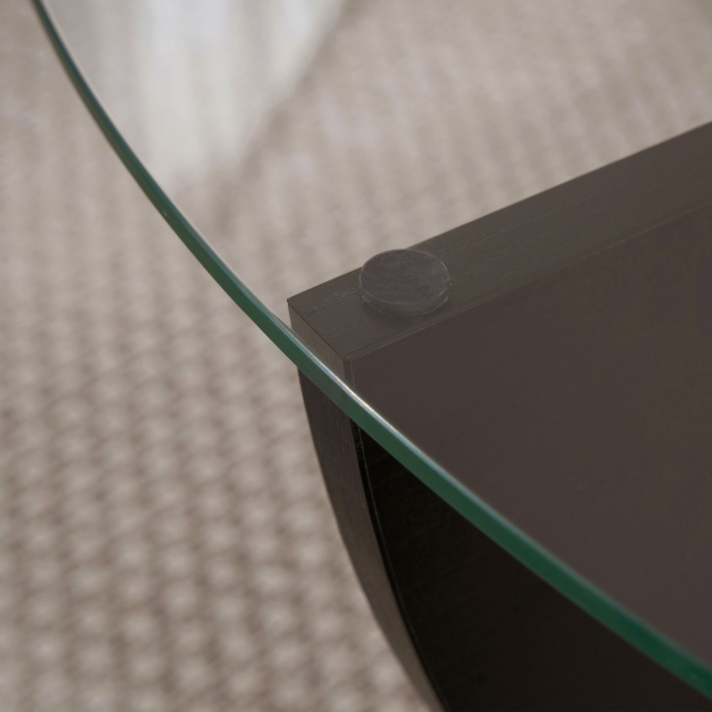 Liya Soffbord 90 cm - Wood Black