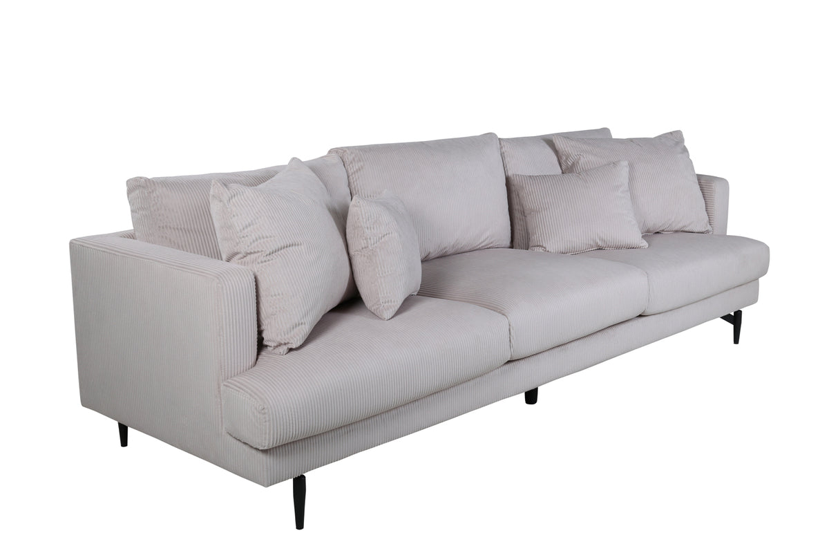 Sofia 3-sits soffan Beige/black